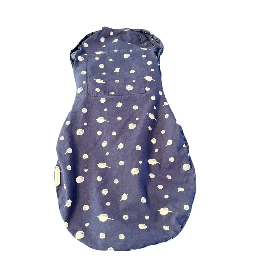 Happiest Baby Sleepsack Medium‎ Navy Blue with White Satellites